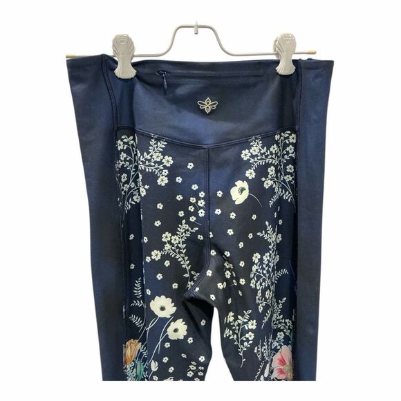 JOHNNY WAS Size Medium Bursting High Waist Sculpting Bell Leggings & Sports Bra - Picture 2 of 10